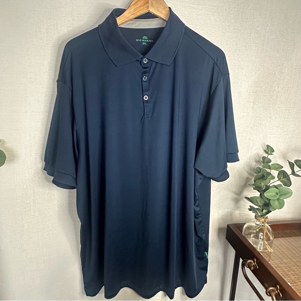 Mio Marino Classic Navy Men’s  Polo Shirt 3XL